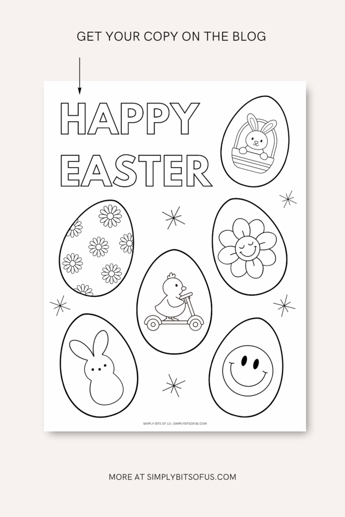 Easter coloring page