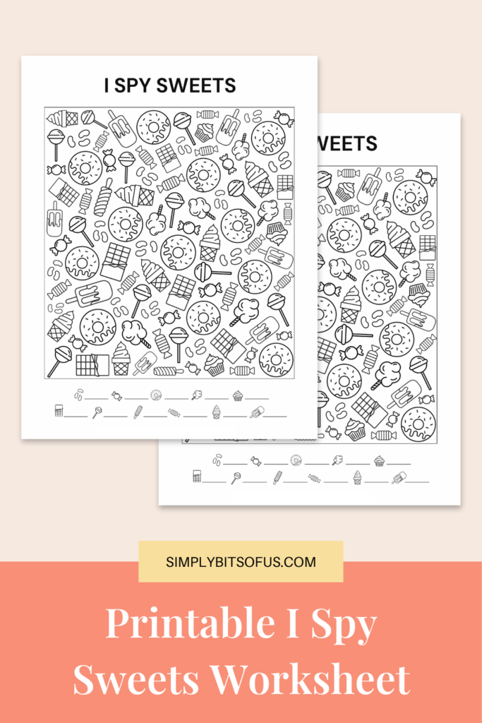 I spy sweets printable