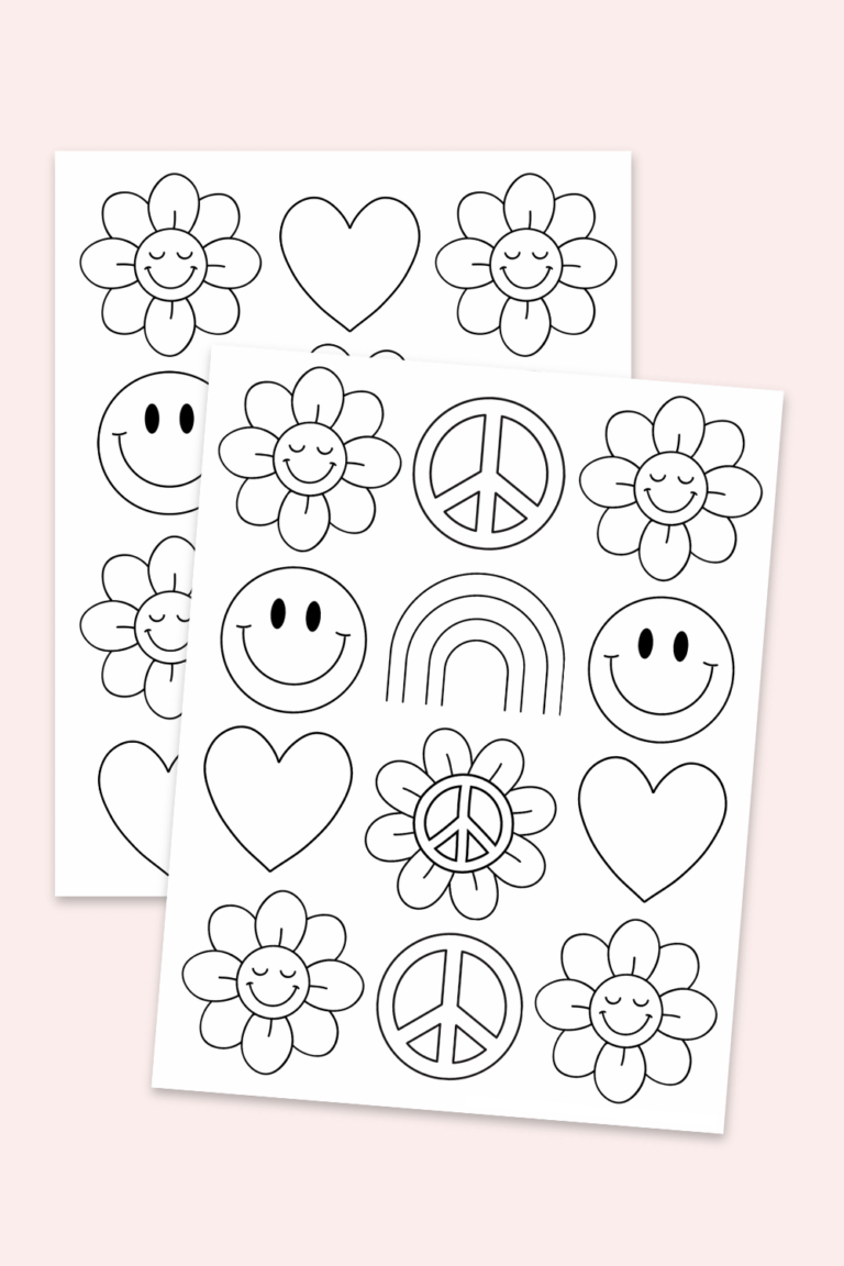 Groovy Coloring Pages for Kids – Free & Fun to Print